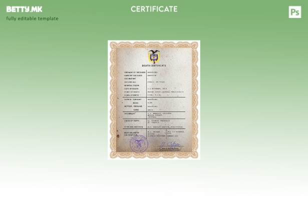 Модерен стил на Колумбија, шаблон за шаблон за ПСД од Америка за смрт од витален